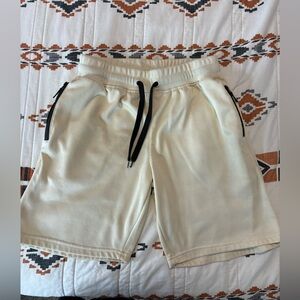 Pure Champ Cream Shorts with Elastic Waistband  Men XL new